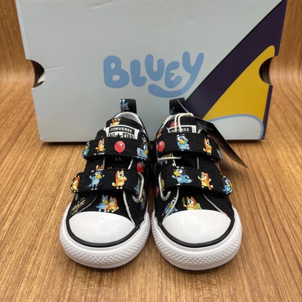 Converse X Disney Bluey Sneakers‎ Infant Size 5 Black New Chuck Taylor All Star